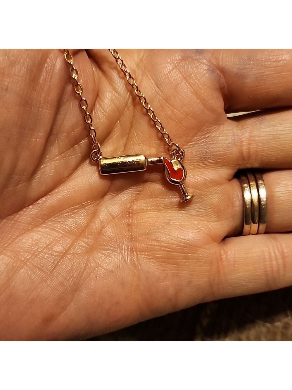 RED Wine Necklace - Picture 2 of 4